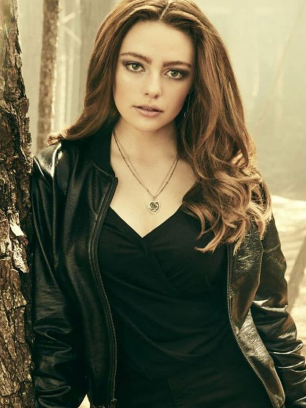 Legacies Danielle Rose Russell Black Leather Jacket