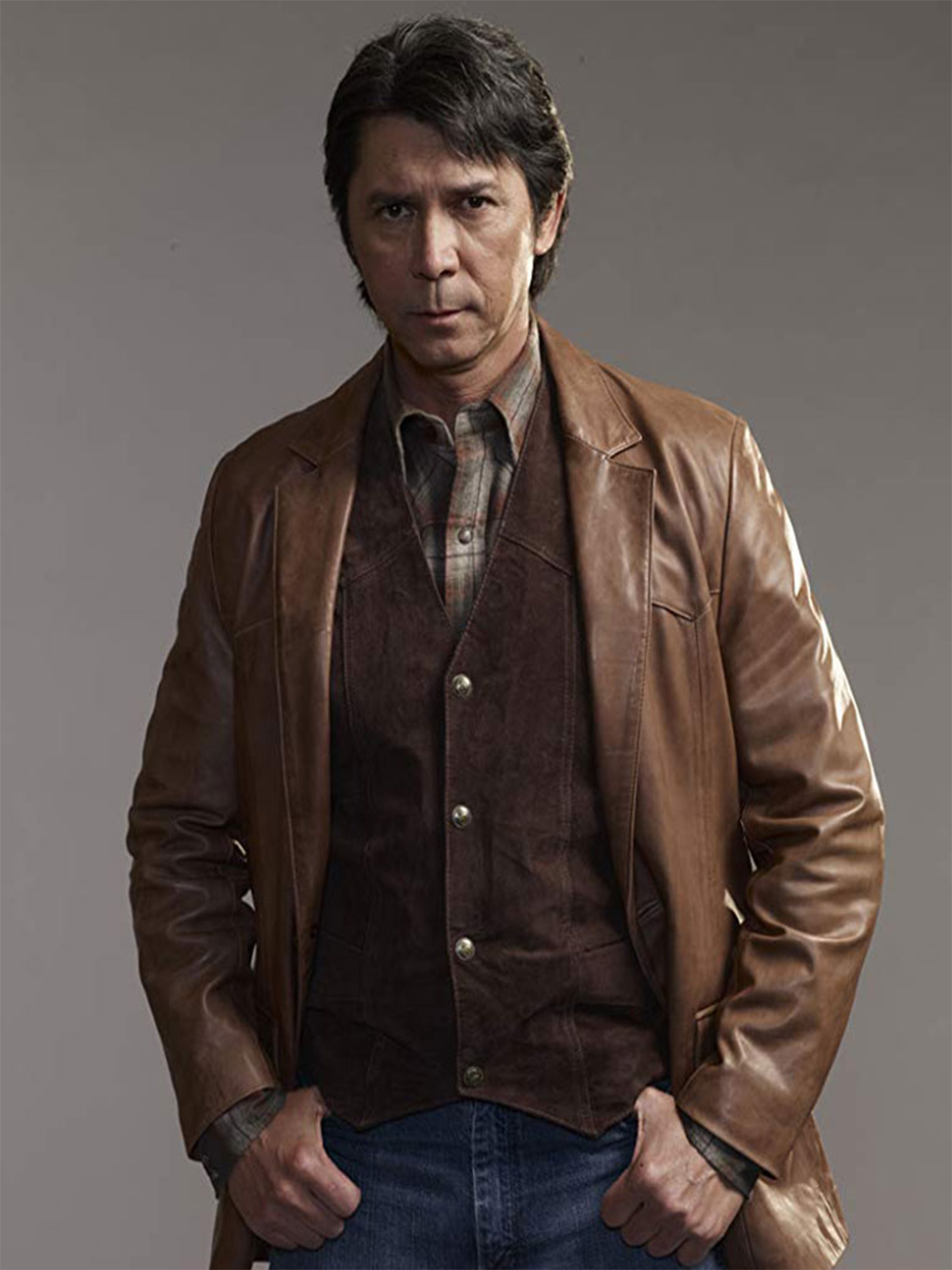 Longmire Henry Standing Bear Leather Blazer