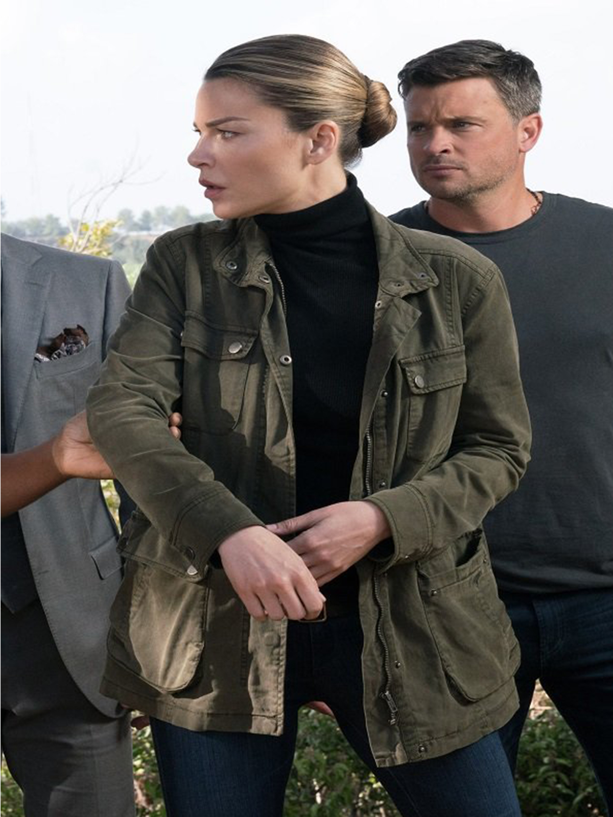 Lucifer Series Chloe Decker Army Green Jacket