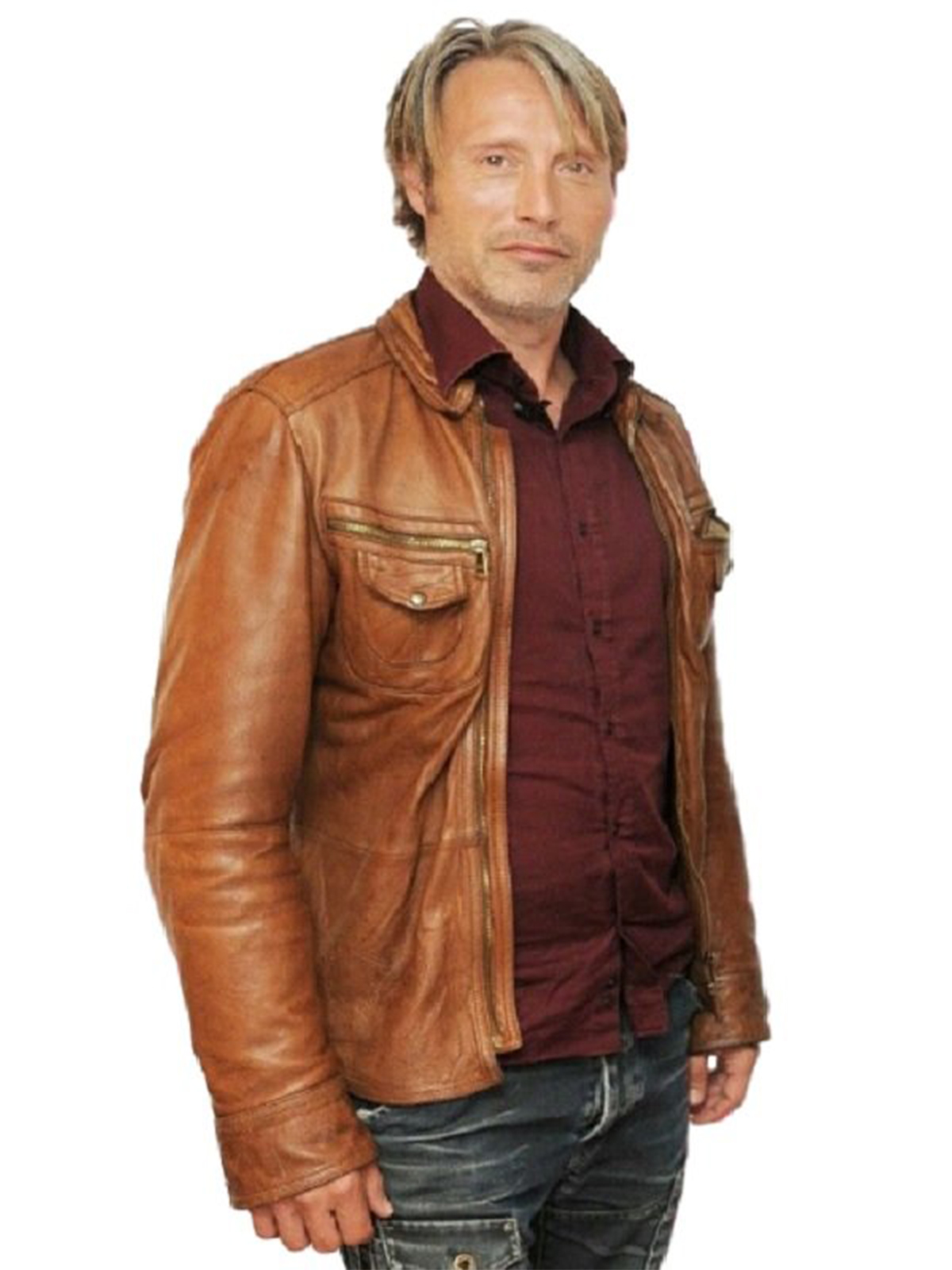 Mads Mikkelsen Hannibal Brown Jacket