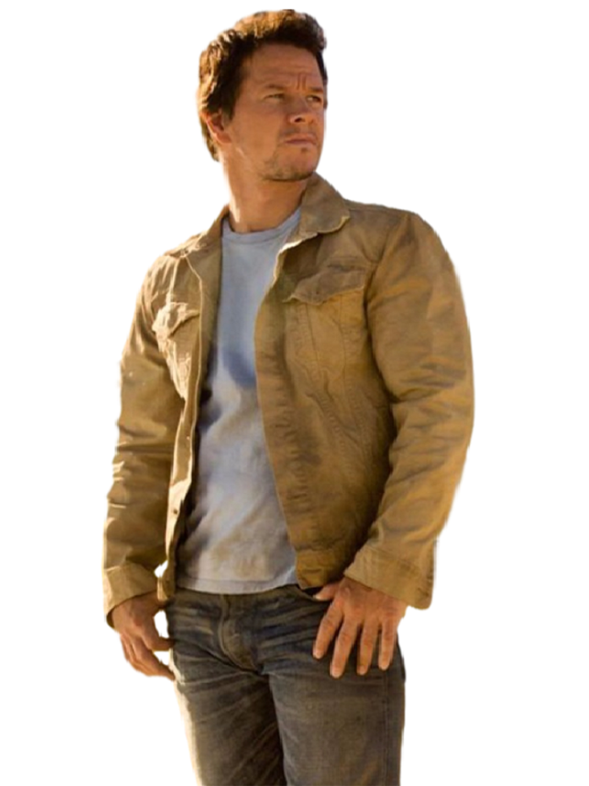 Mark Wahlberg Transformers Brown Jacket