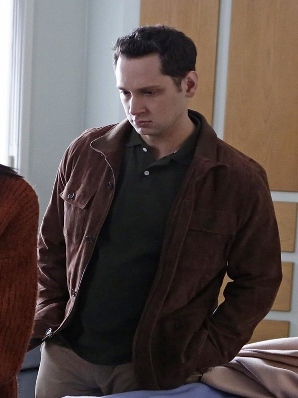 Matt McGorry Brown Suede Leather Jacket