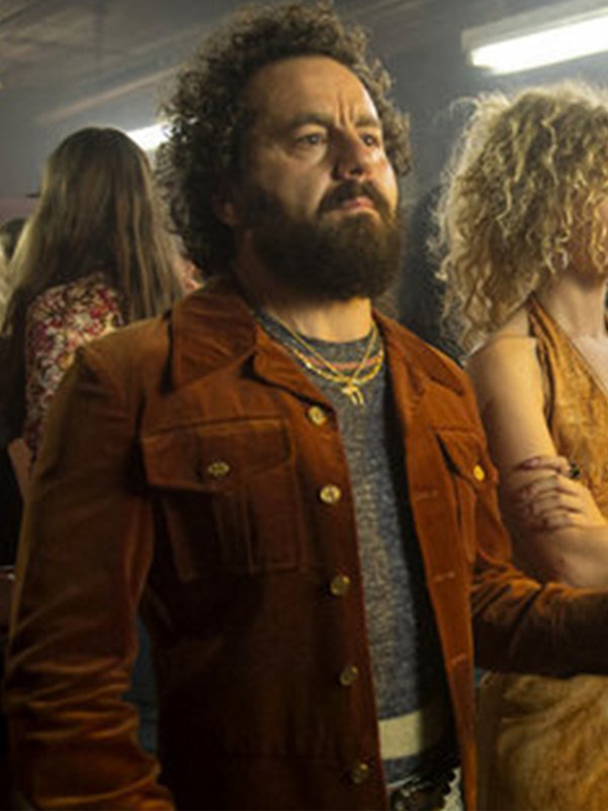 Max Casella Vinyl Julie Silver Brown Jacket