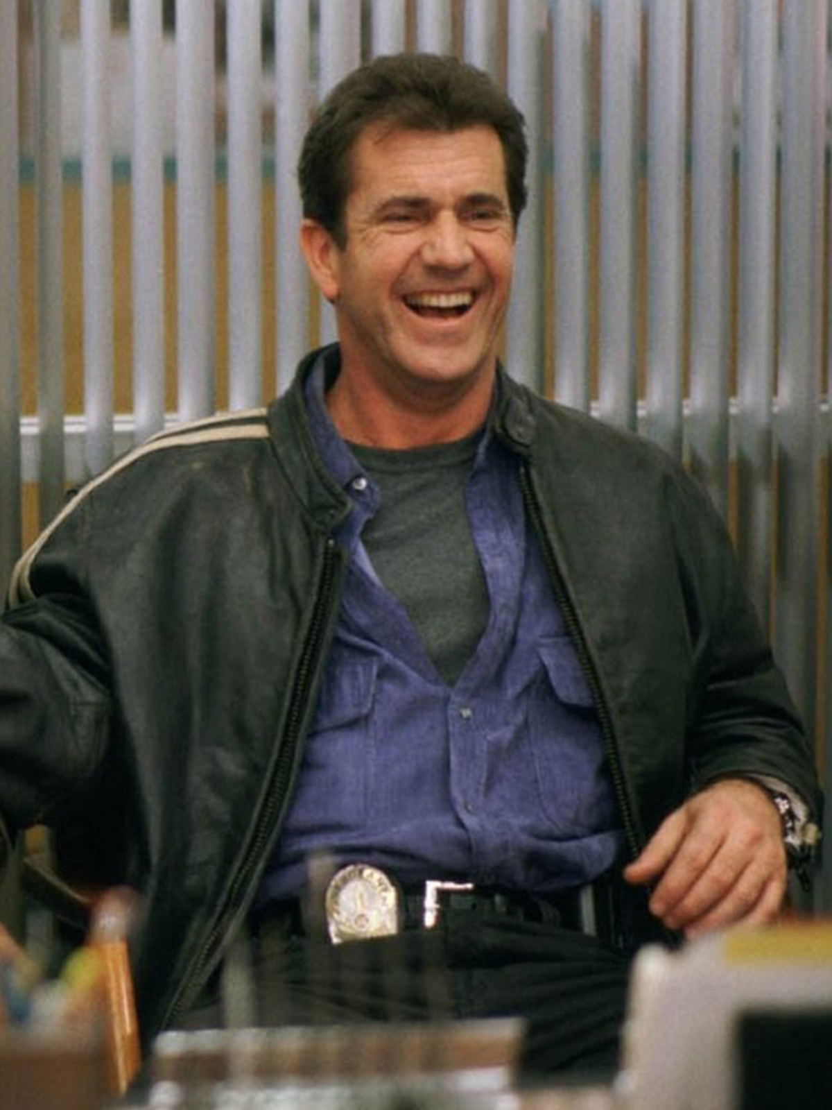 Mel Gibson Lethal Weapon 4 Leather Jacket