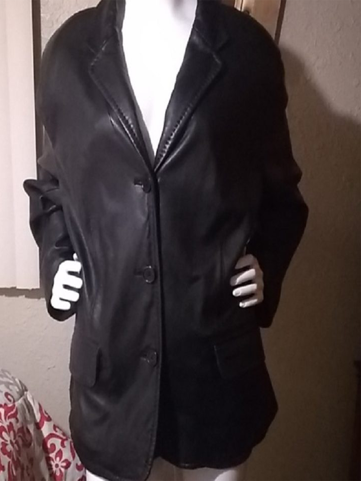 Men's Covington Black Leather Jacket