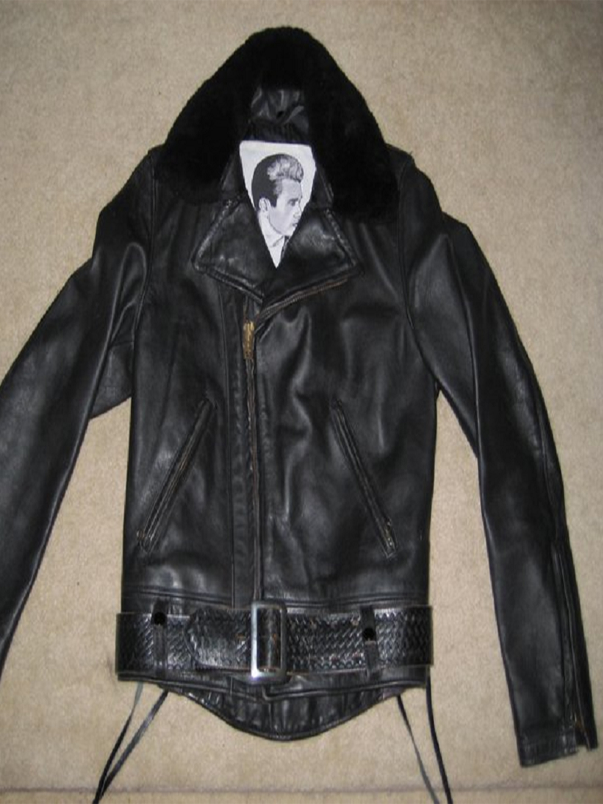 Men's Fashion James Dean Motorcycle Jacket