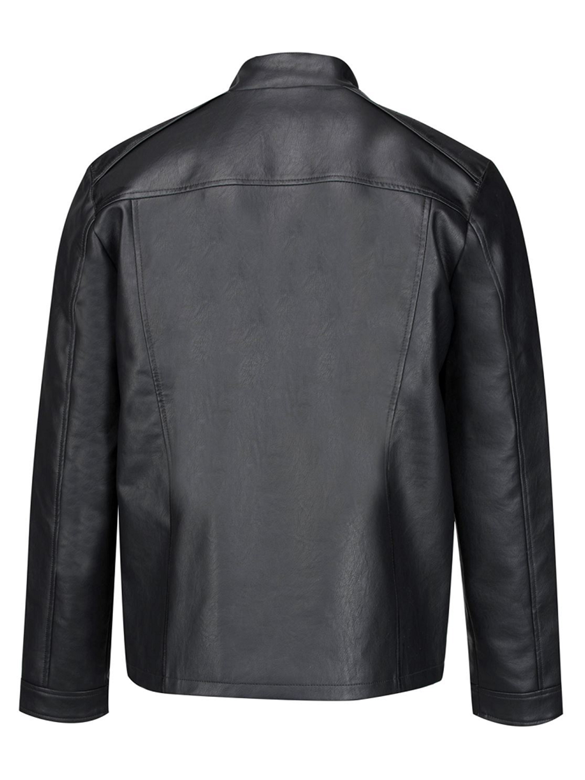 Men’s Lee Cooper Biker Genuine Leather Jacket – Bay Perfect