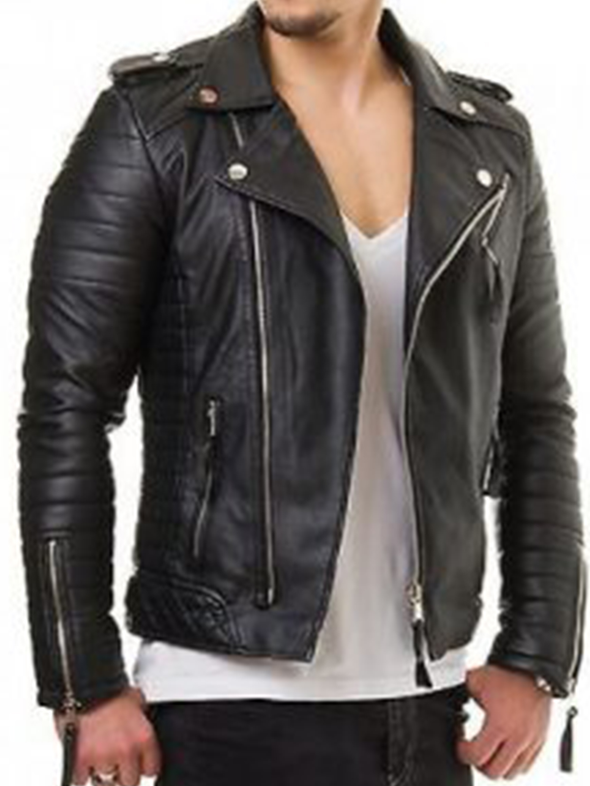 Men’s Genuine Lambskin Leather Jacket