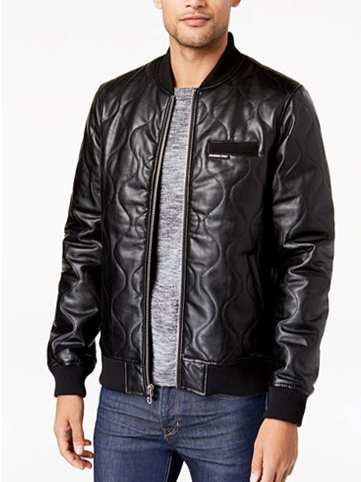 Men’s Quilted Bomber Jacket