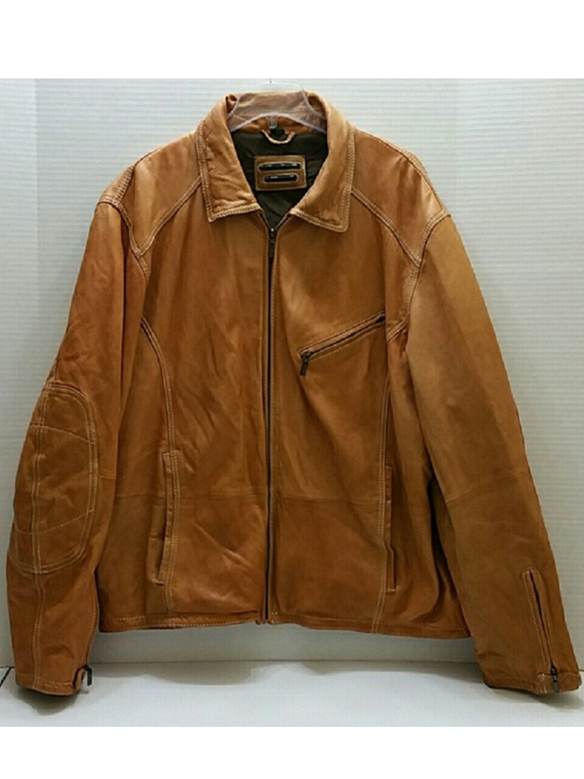 Men’s Robert Comstock Vertical Leather Jacket