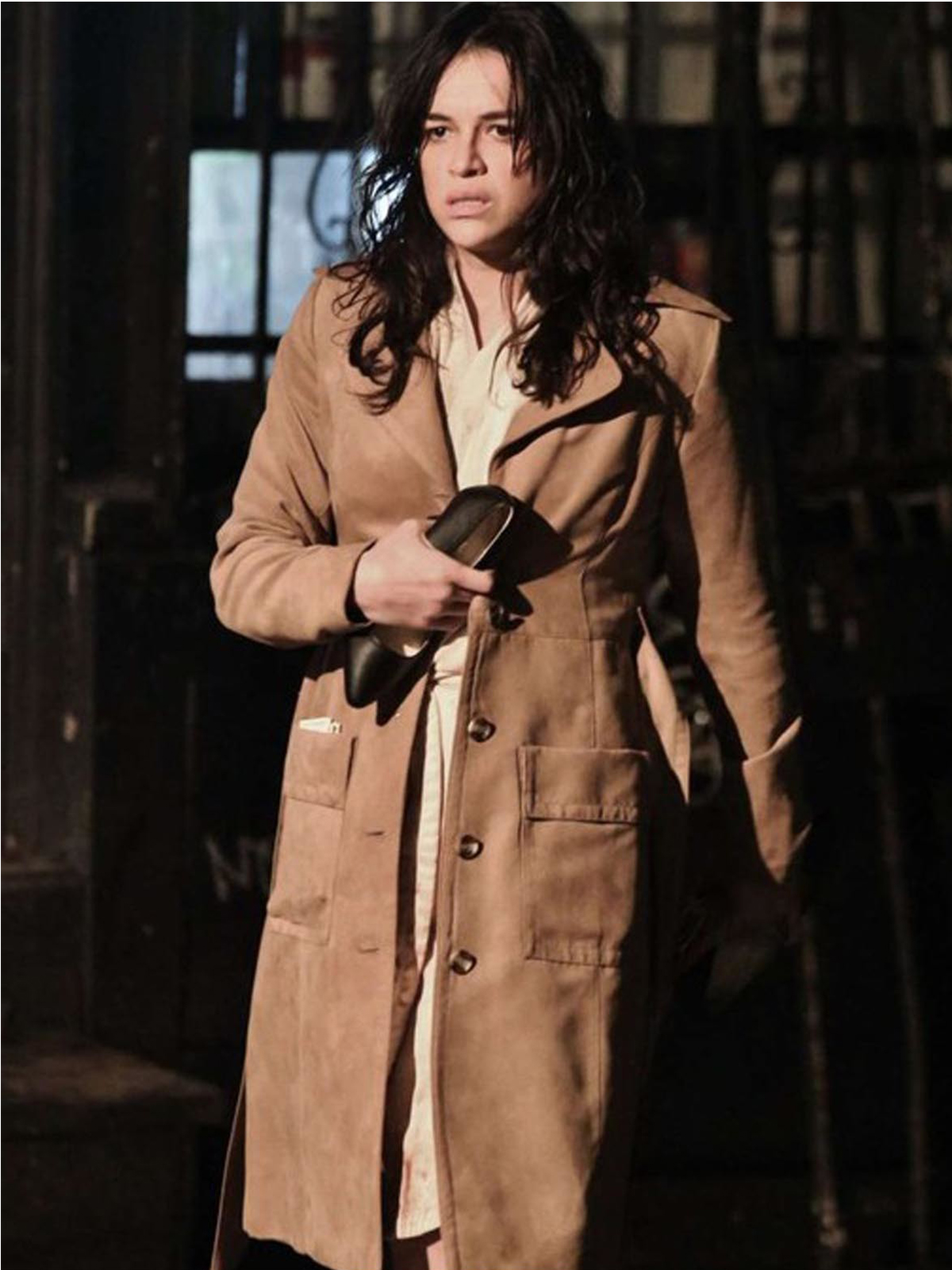 Michelle Rodriguez The Assignment Coat Bay Perfect