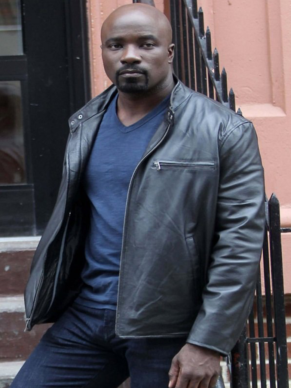 Mike Colter The Defenders Leather Jacket