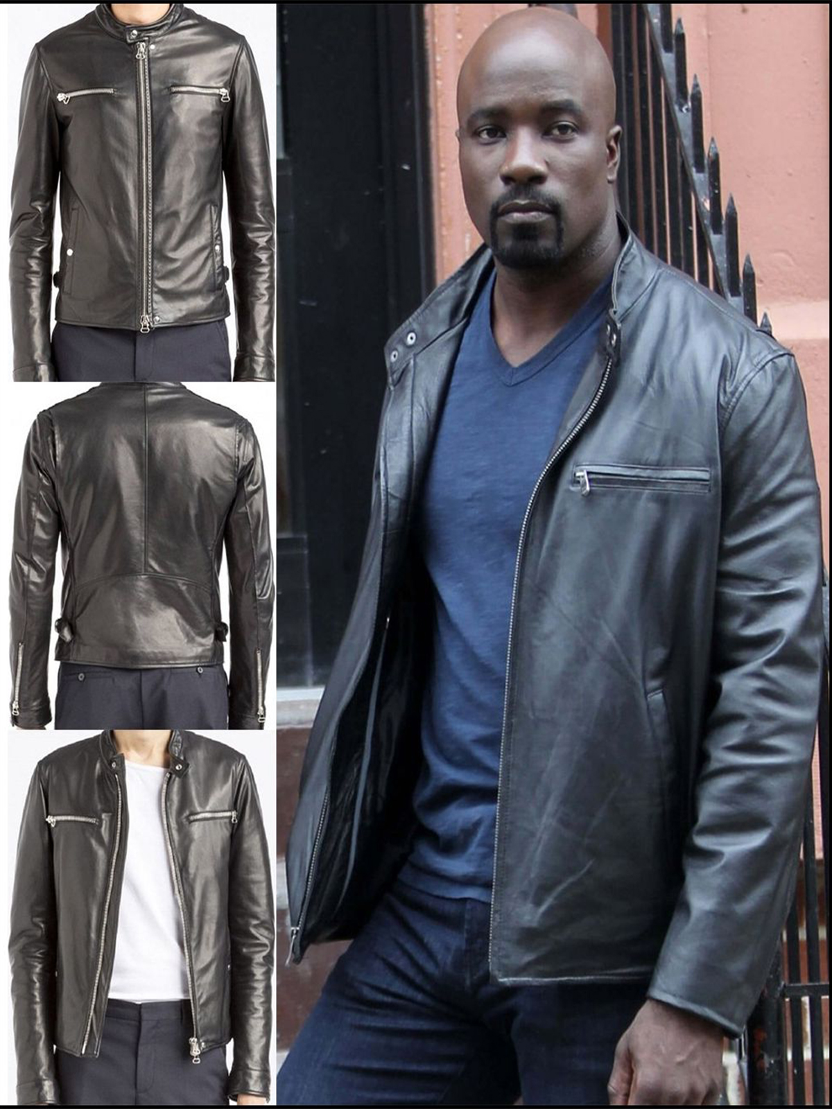 Mike Colter The Defenders Leather Jacket – Bay Perfect