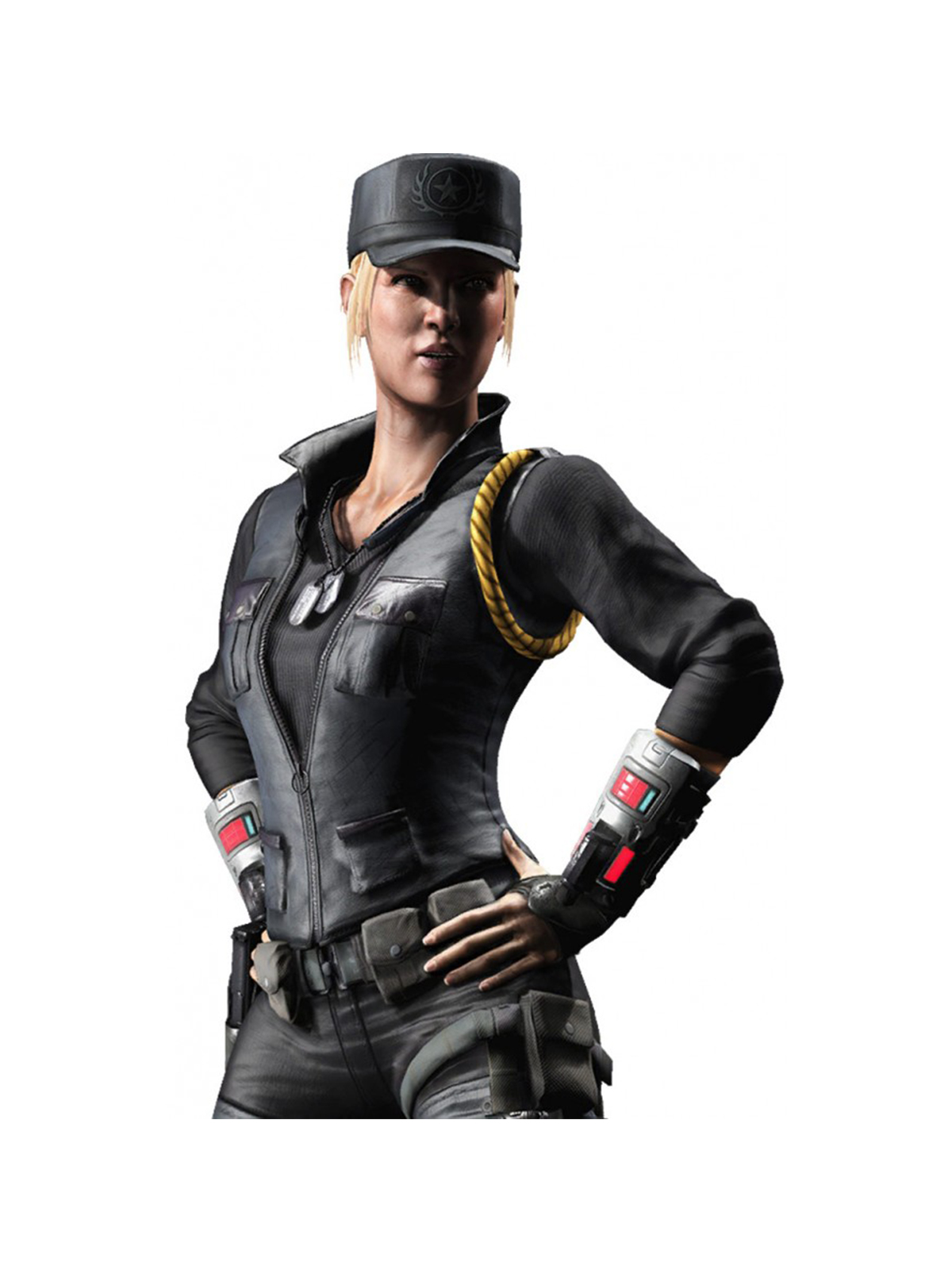Mortal Kombat X Soldier Sonya Blade Leather Vest