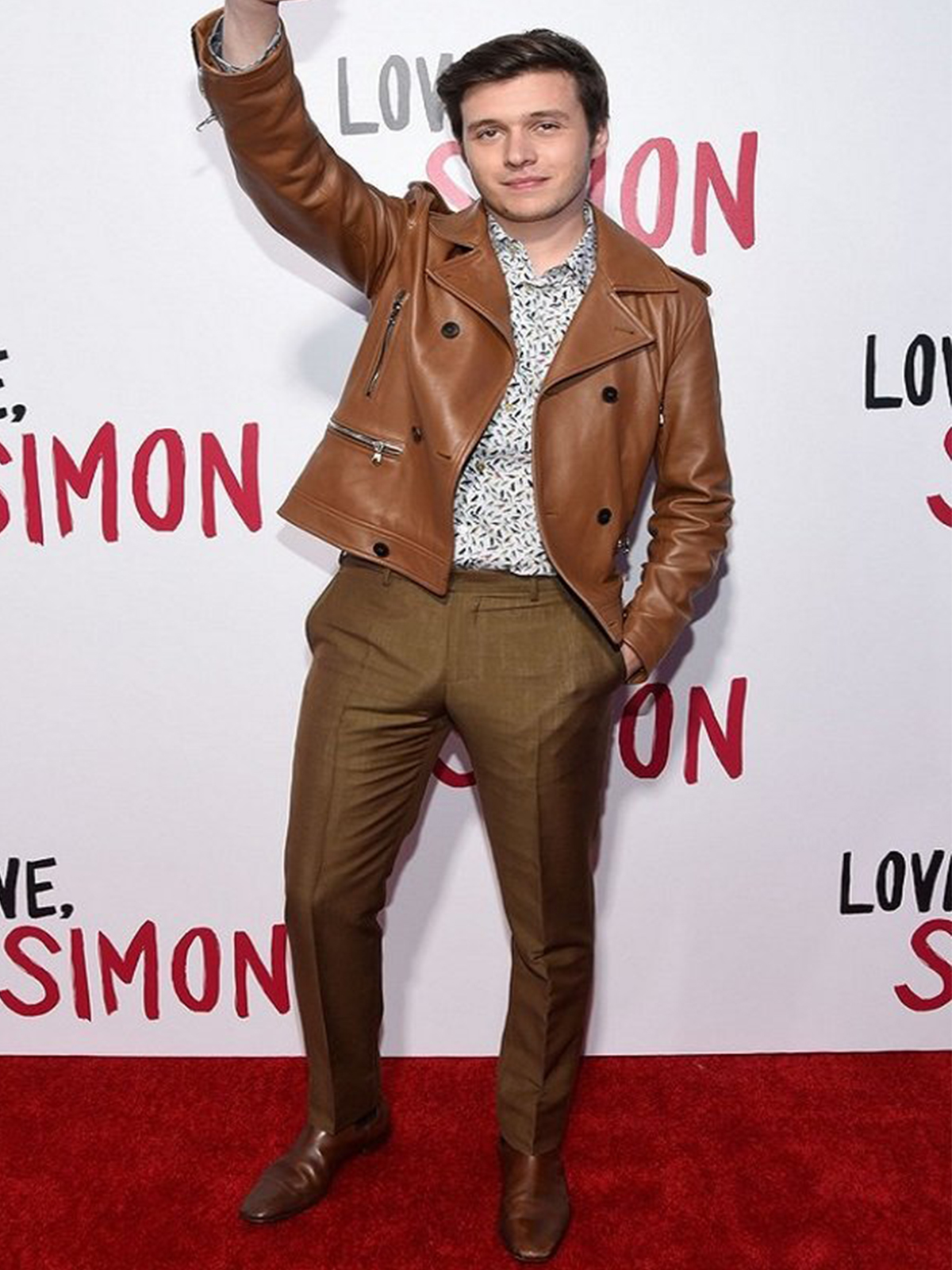 Nick Robinson Love Simon Leather Jacket