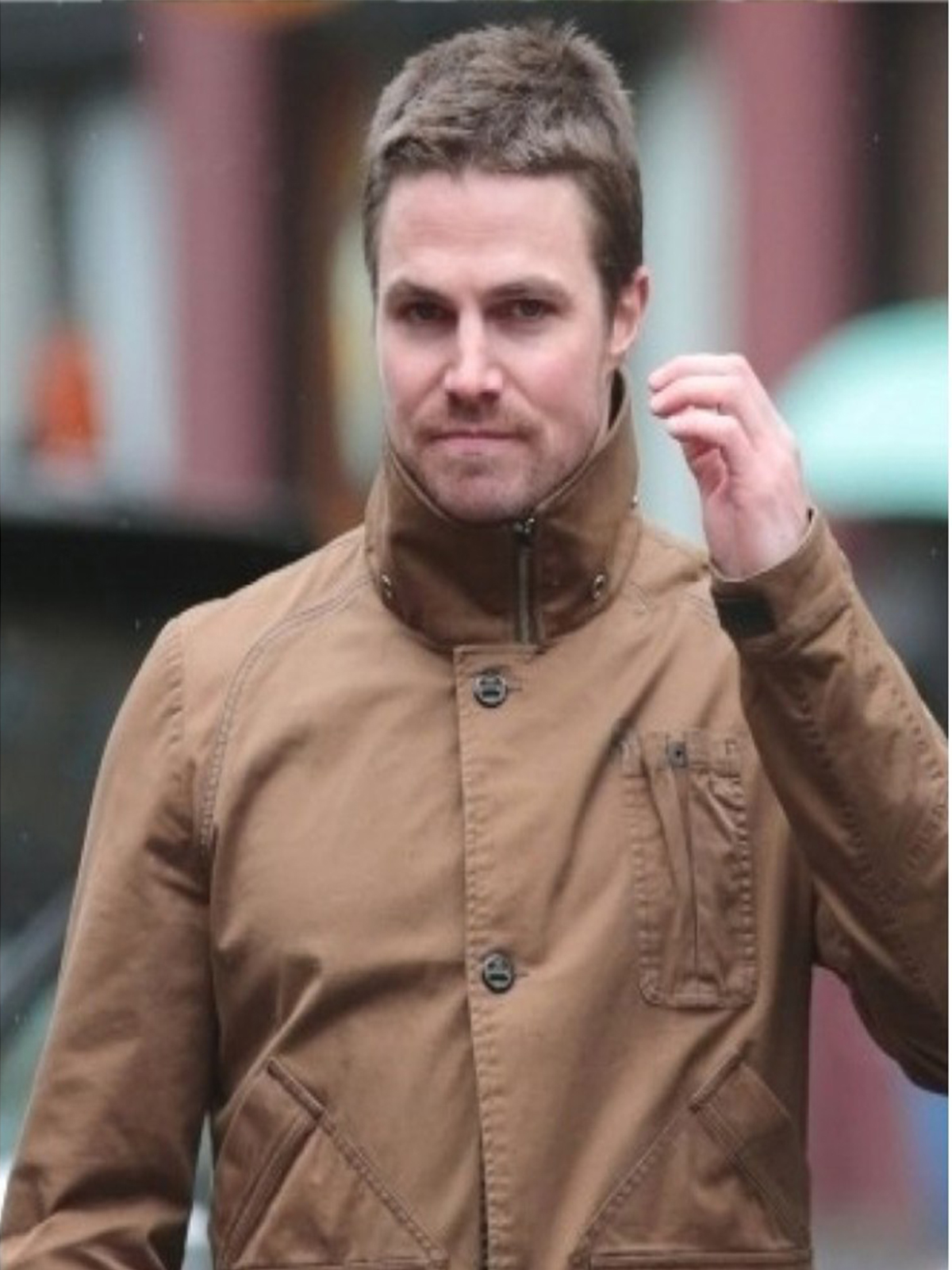 Oliver Queen Arrow Stephen  Brown Jacket