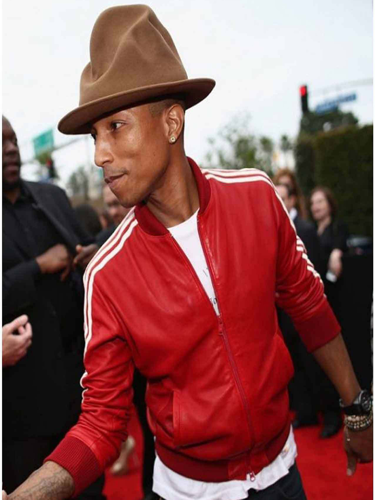 Pharrell Williams Red Jacket