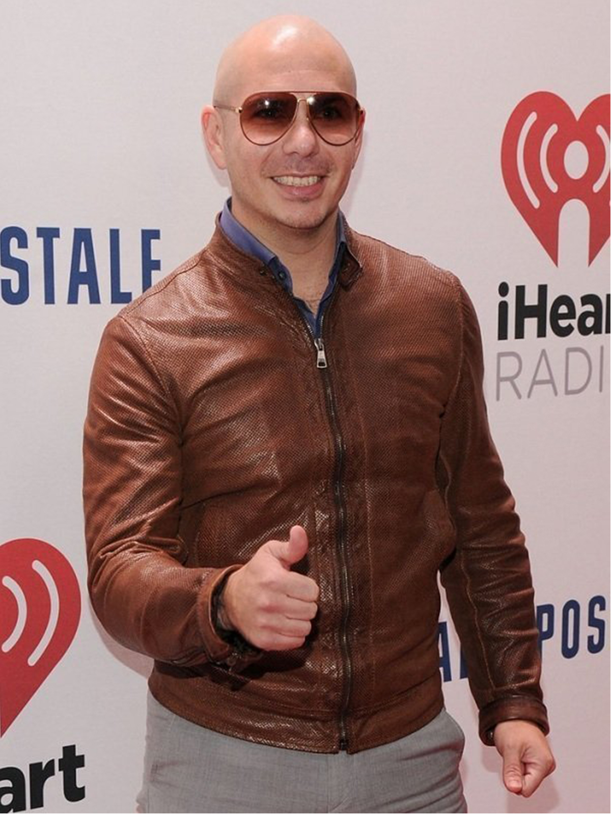 Pitbull Brown Leather Jacket
