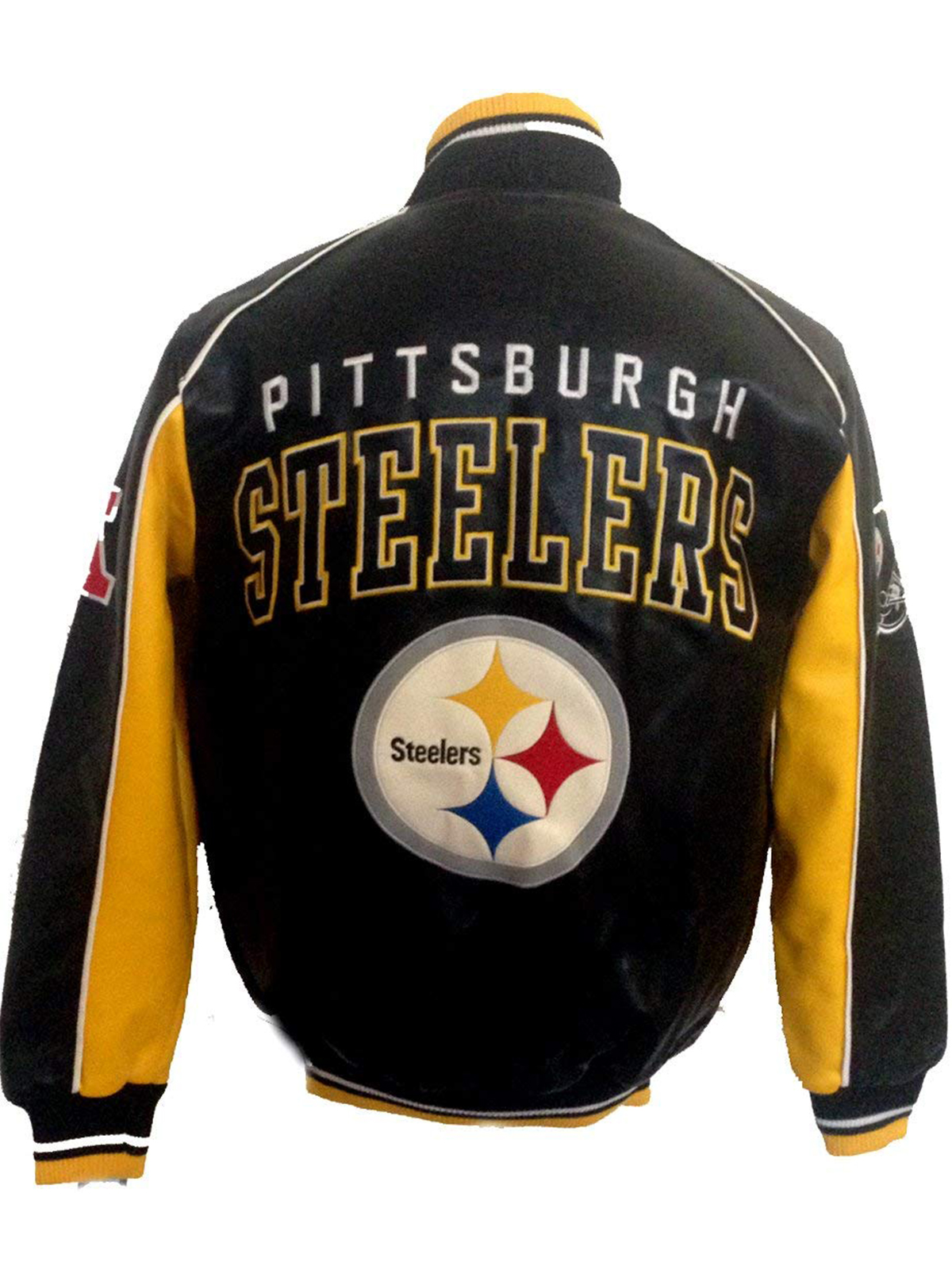 Pittsburgh NFL Steelers Leather Jacket Bay Perfect