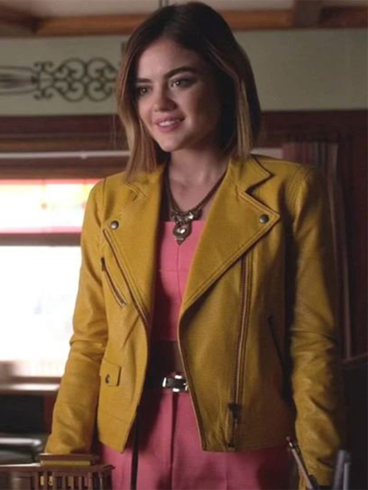 Pretty Little Liars Aria Montgomery Yellow Jacket