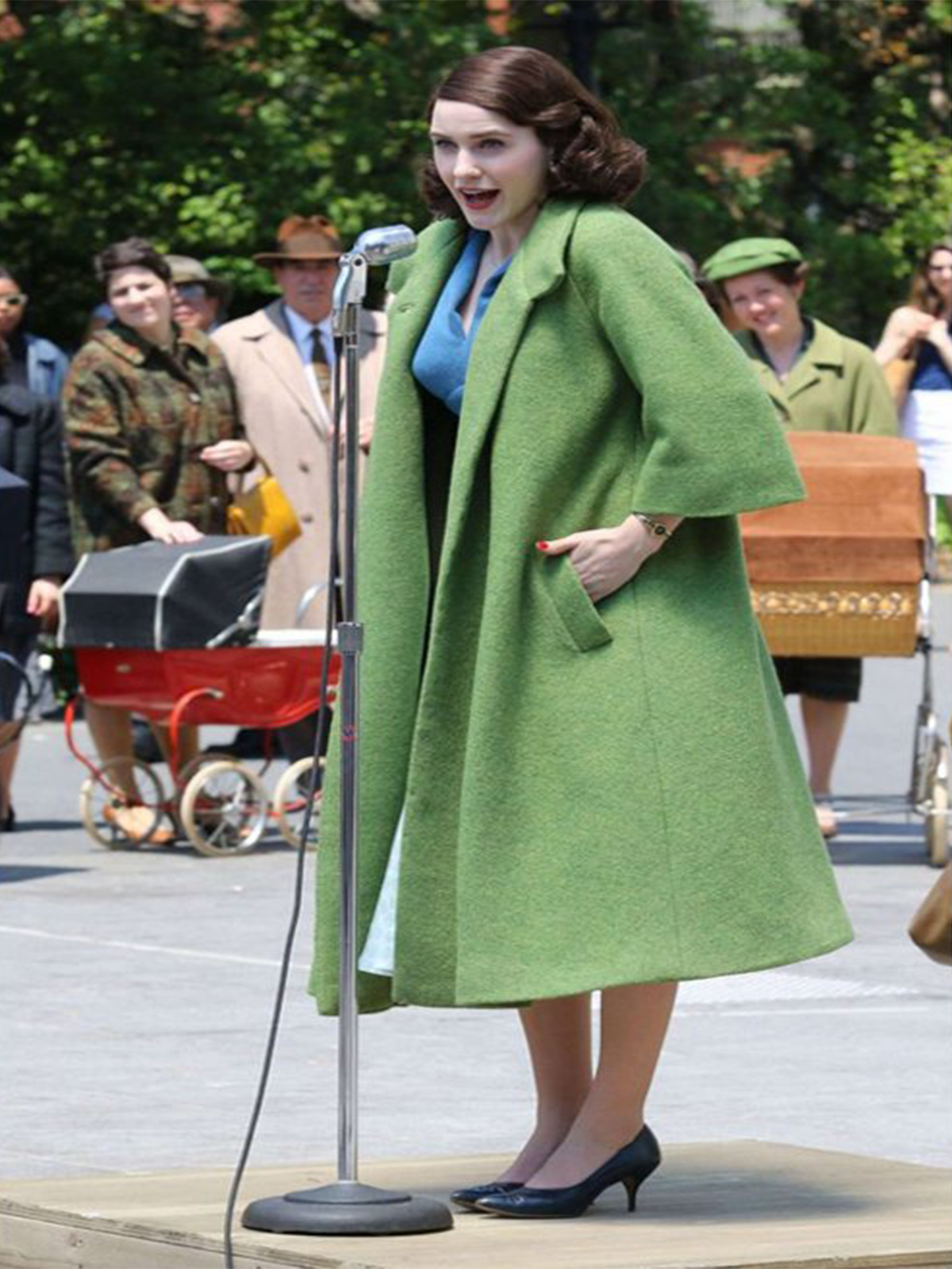 Rachel Brosnahan The Marvelous Mrs. Maisel Coat