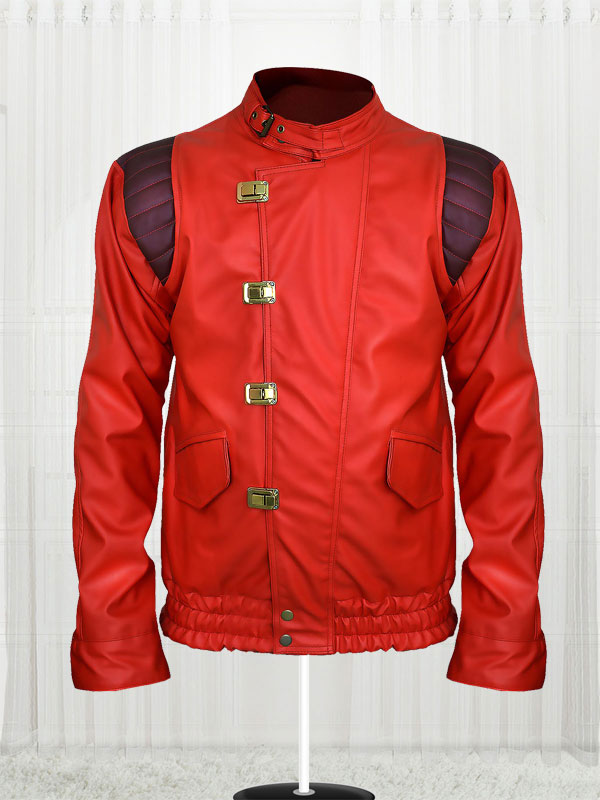 Japanese Akira Kaneda Pill Motorcycle Red Jacket