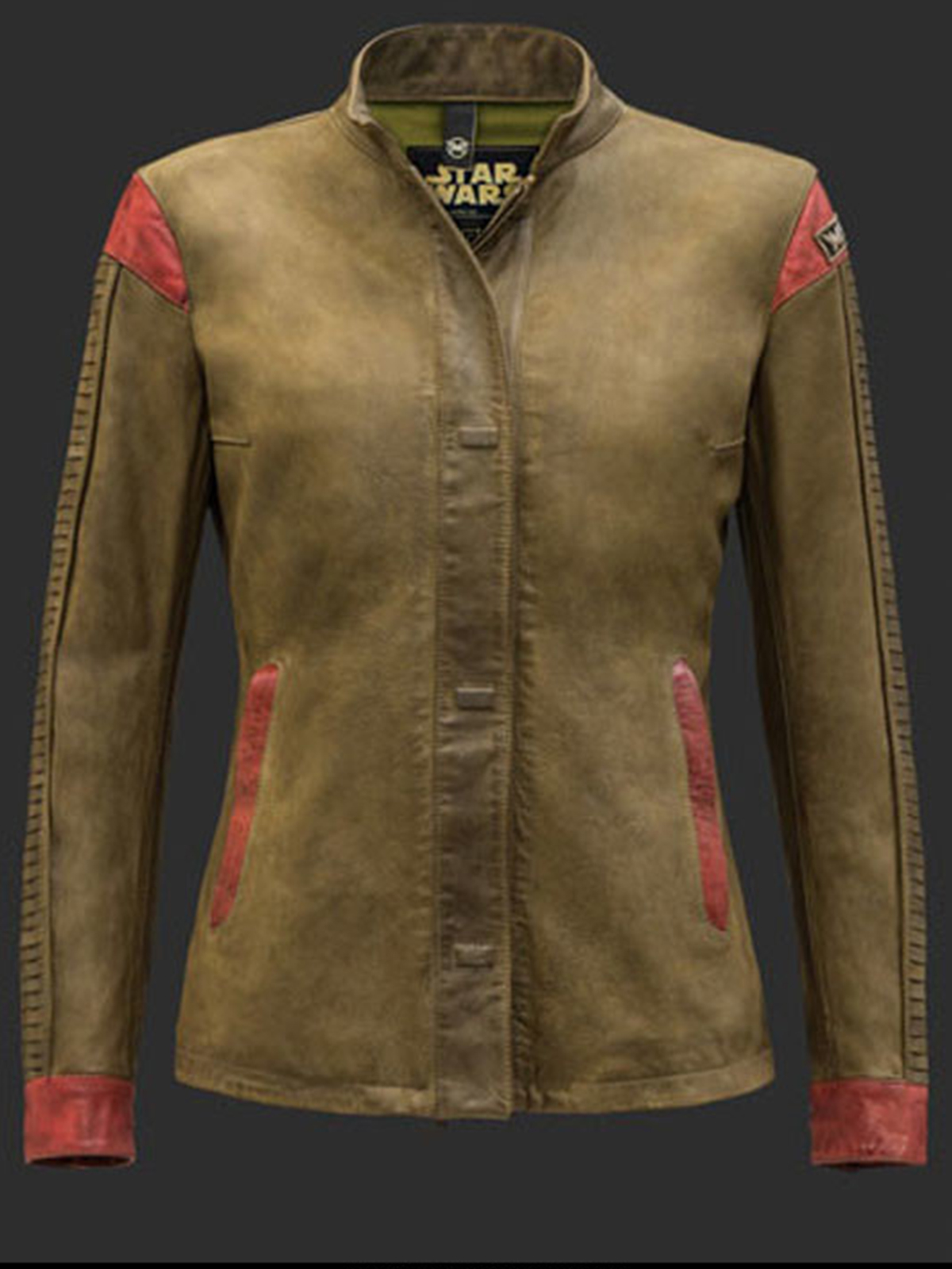 Rey Shirt Leather Jacket For Women