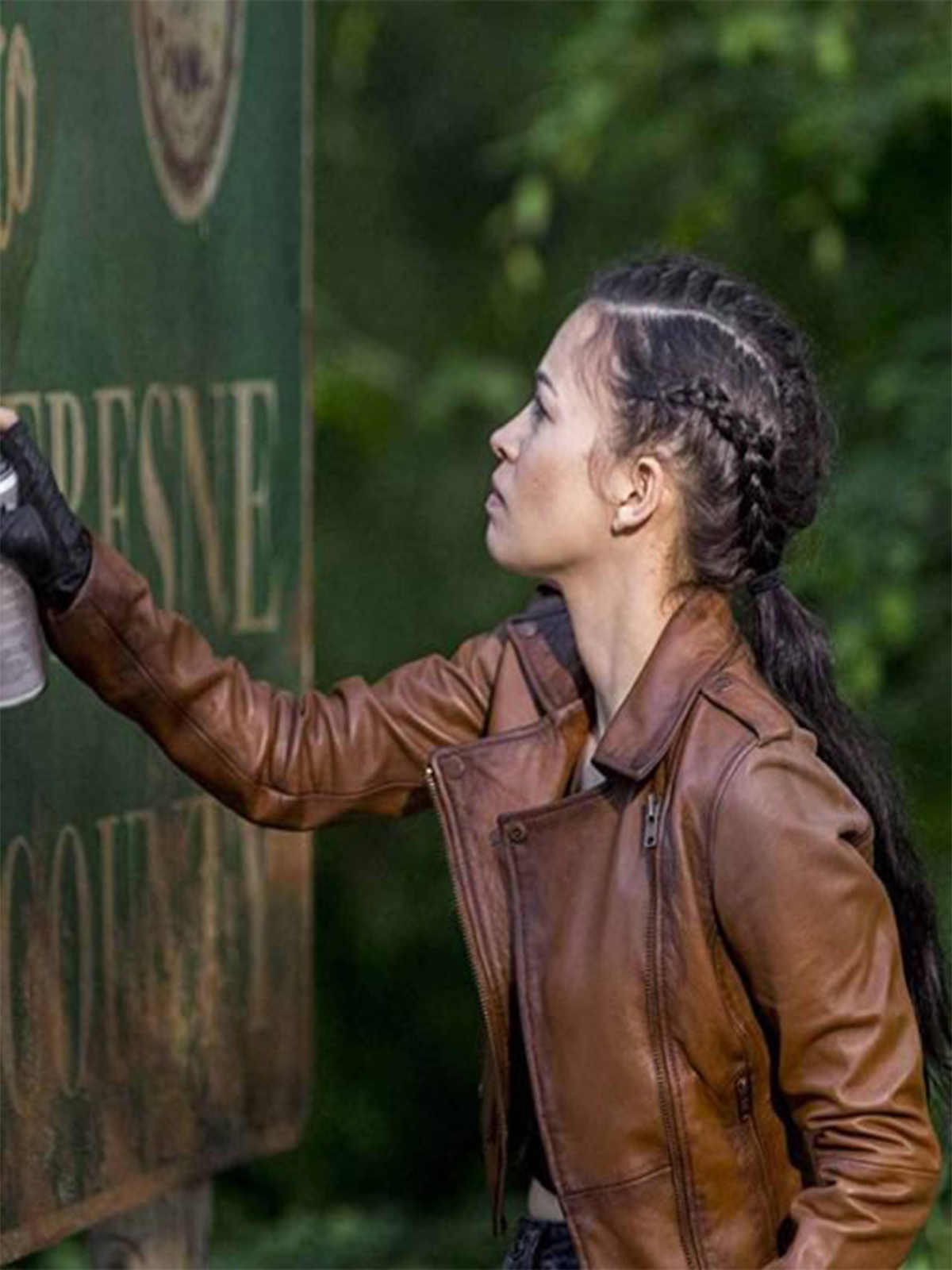 Rosita Espinosa The Walking Dead Biker Jacket Bay Perfect
