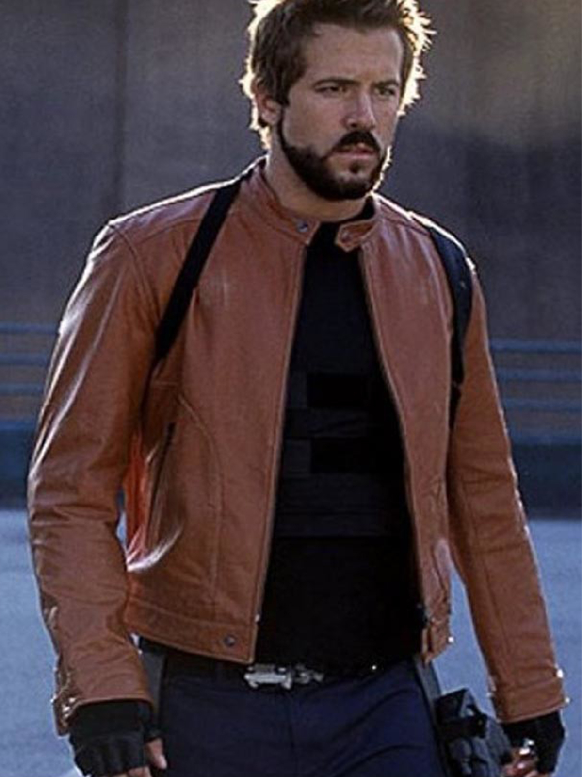 Ryan Reynolds Blade Trinity Brown Jacket