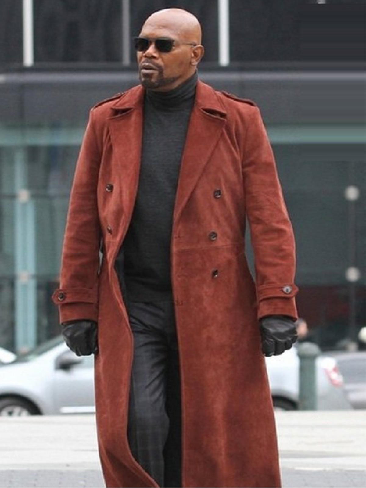 Samuel L Jackson Movie Shaft Leather Coat