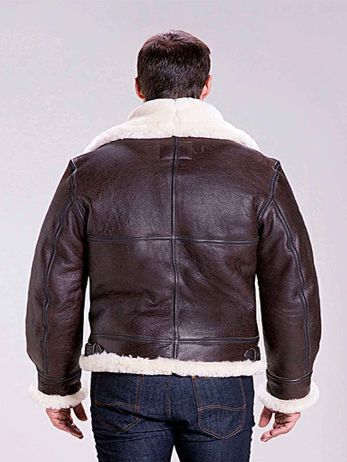 Sheepskin Classic B3 Leather Bomber Jacket Bay Perfect