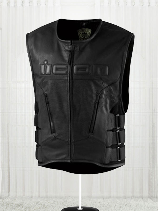 Men's Skull Regulator Icon Biker Vest