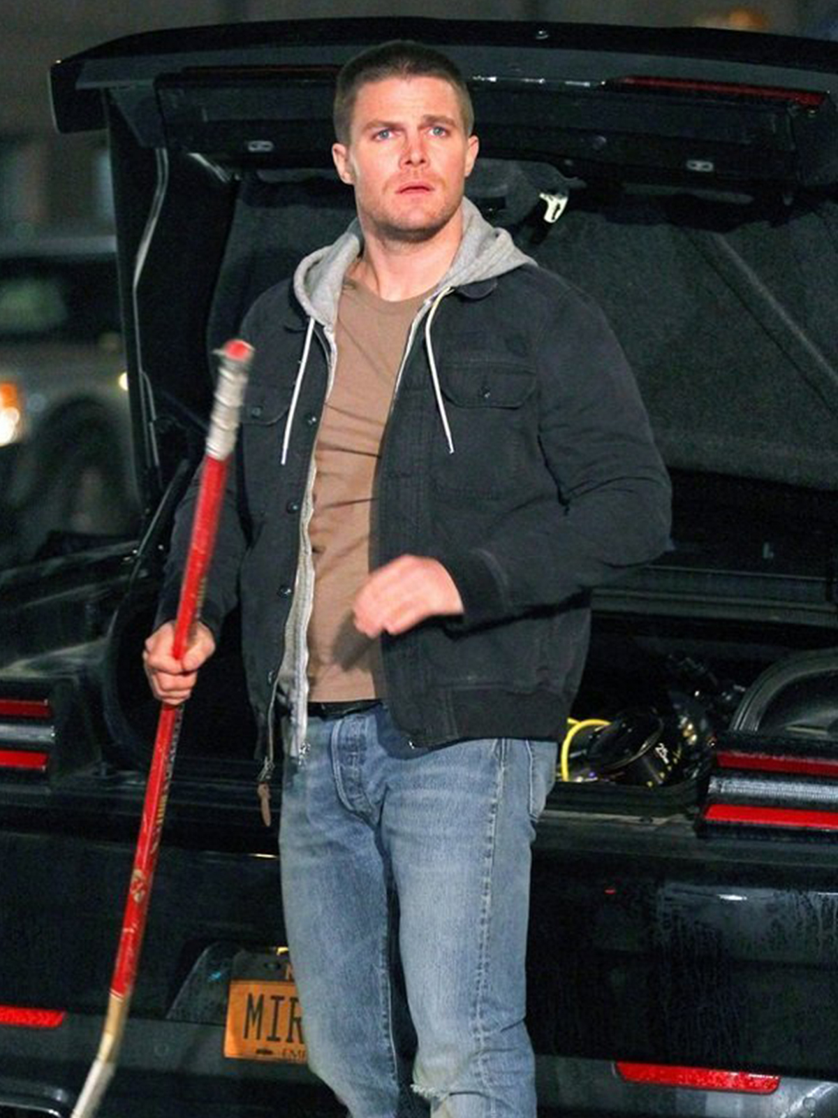 Stephen Amell TMNT 2 Casey Jones Jacket