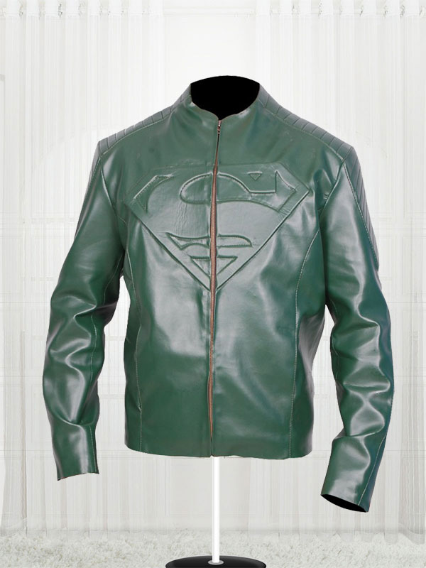 Superman Smallville Green Color Jacket