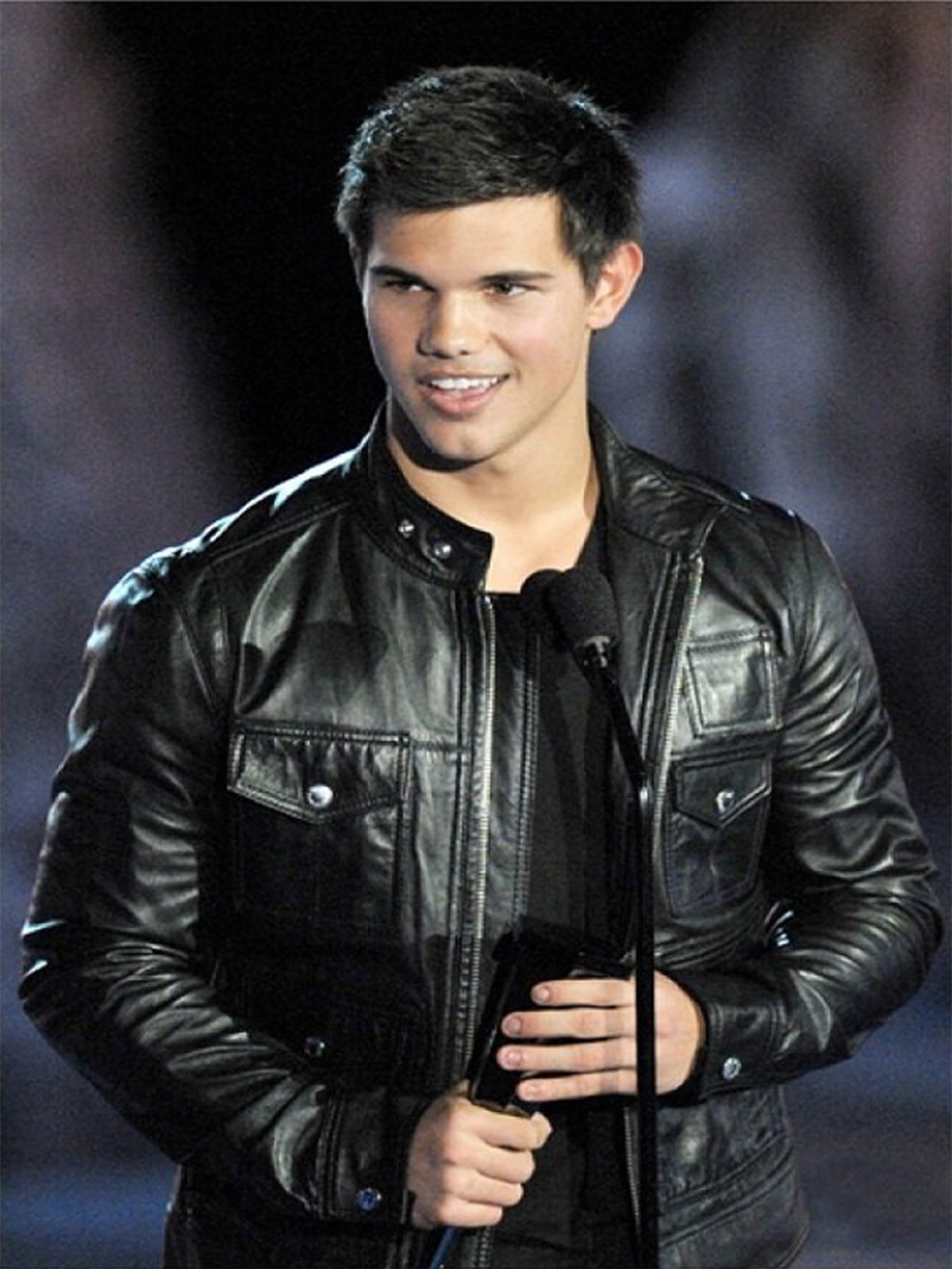 Taylor Lautner Black Leather Jacket - Bay Perfect