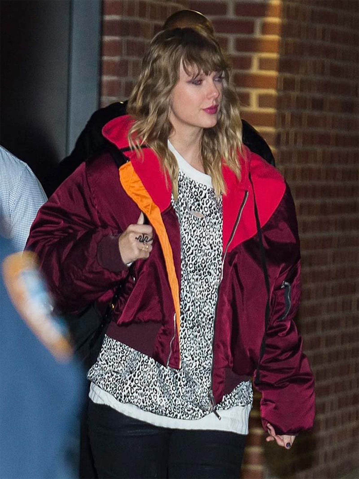 Taylor Swift Satin Bomber Jacket