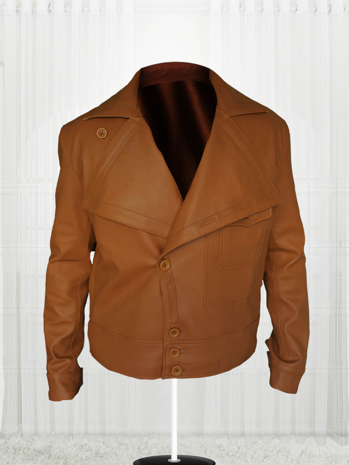 The Aviator Howard Hughes Leather Jacket