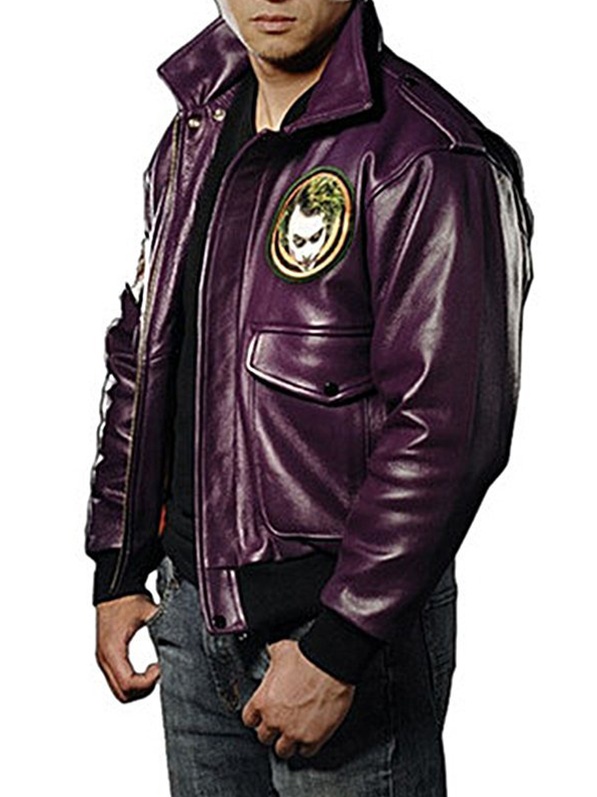 The Dark Knight Joker Cosplay Leather Jacket