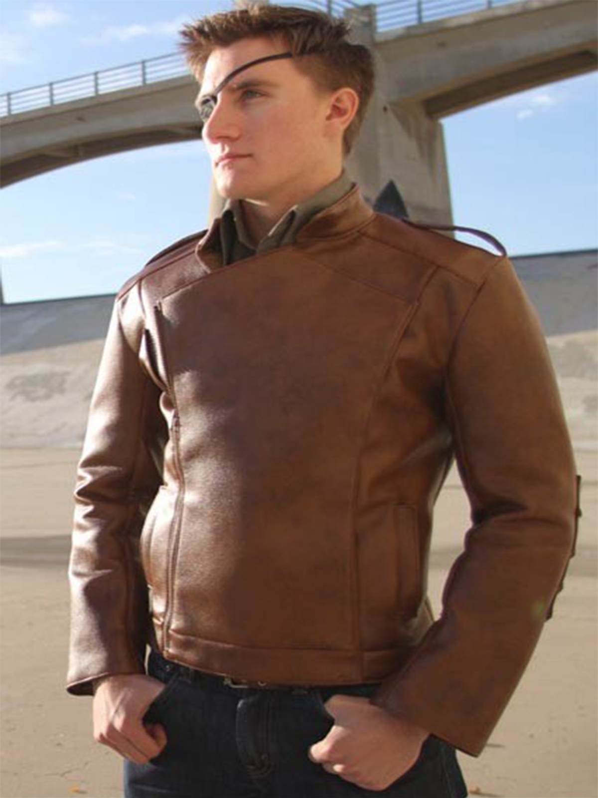 The Rocket Motorcycle Brown Leather Jacket