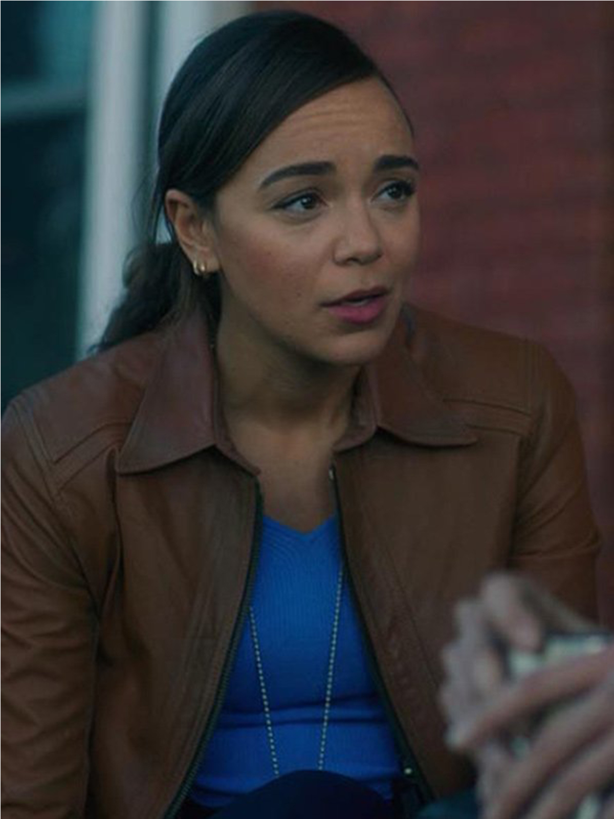 Ashley Madekwe Umbrella Academy Leather Jacket