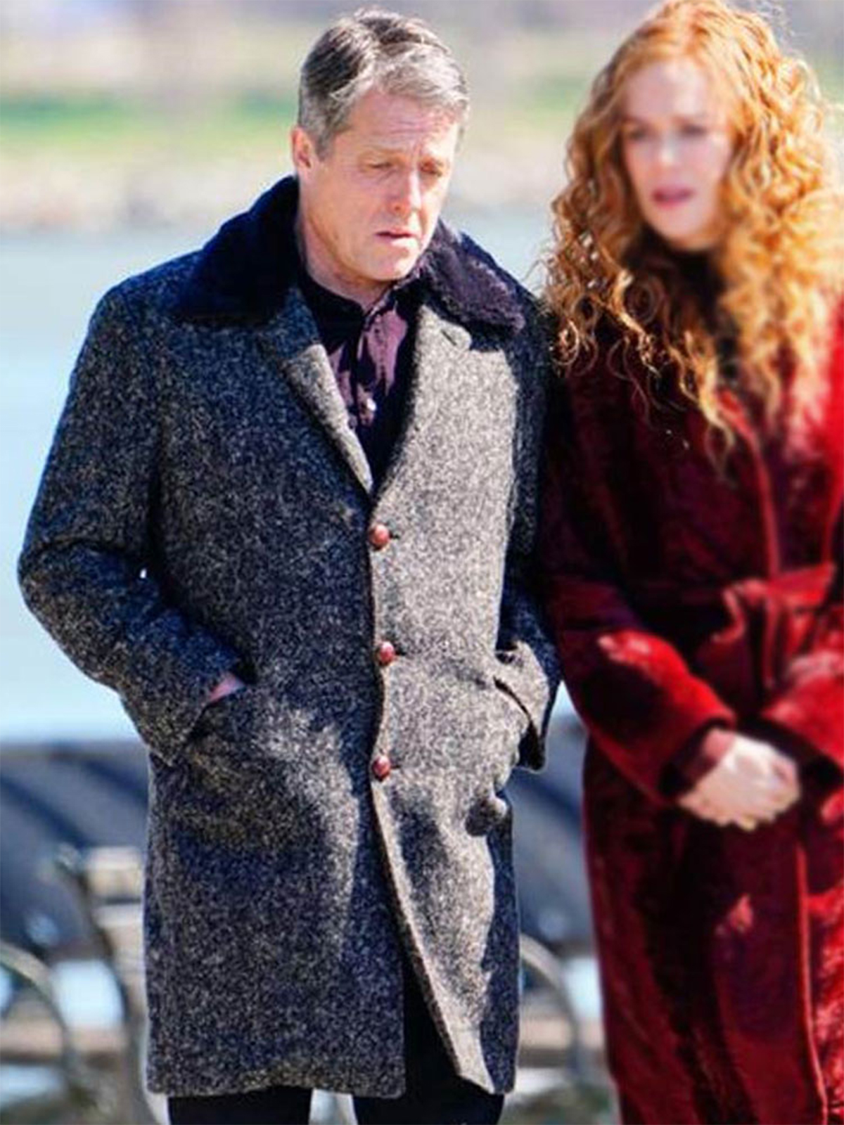 The Undoing Hugh Grant Wool Coat