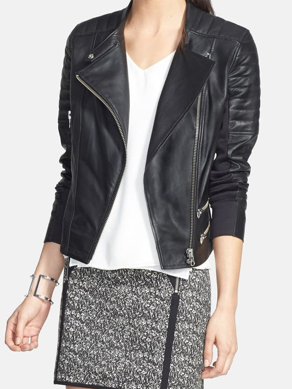 trouve leather jacket