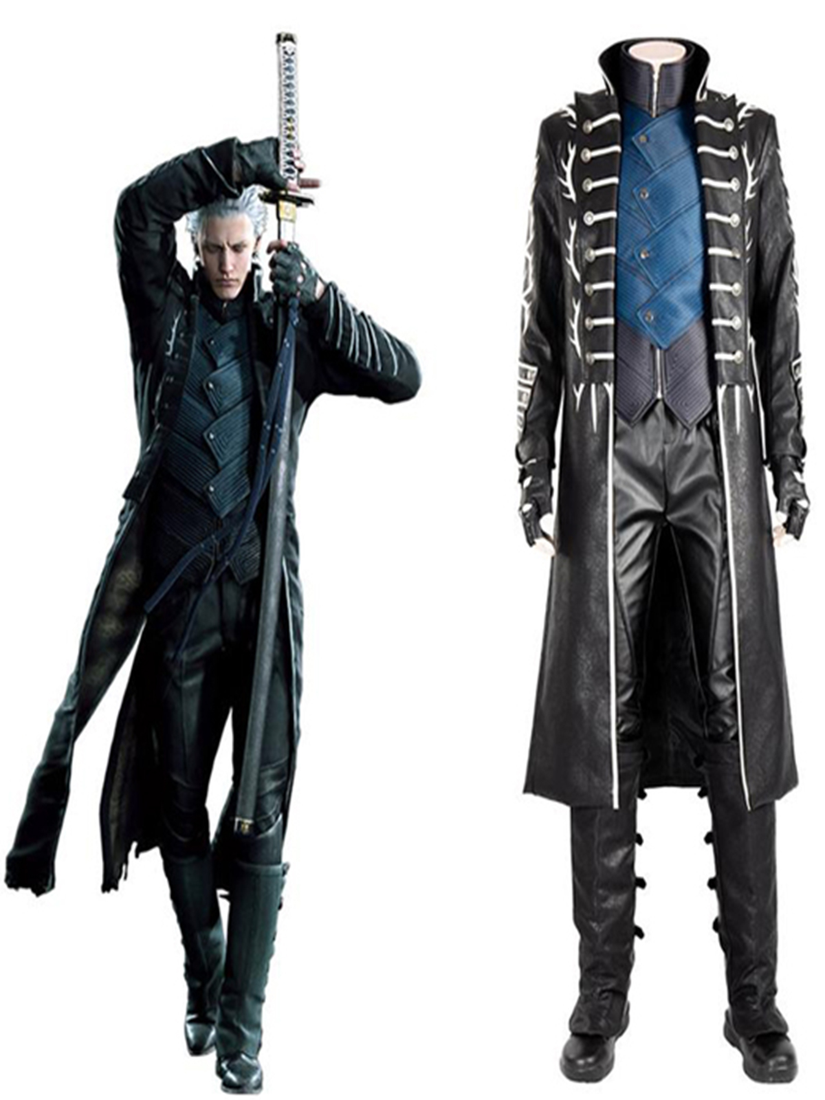 Vergil Devil May Cry 5 Leather Coat