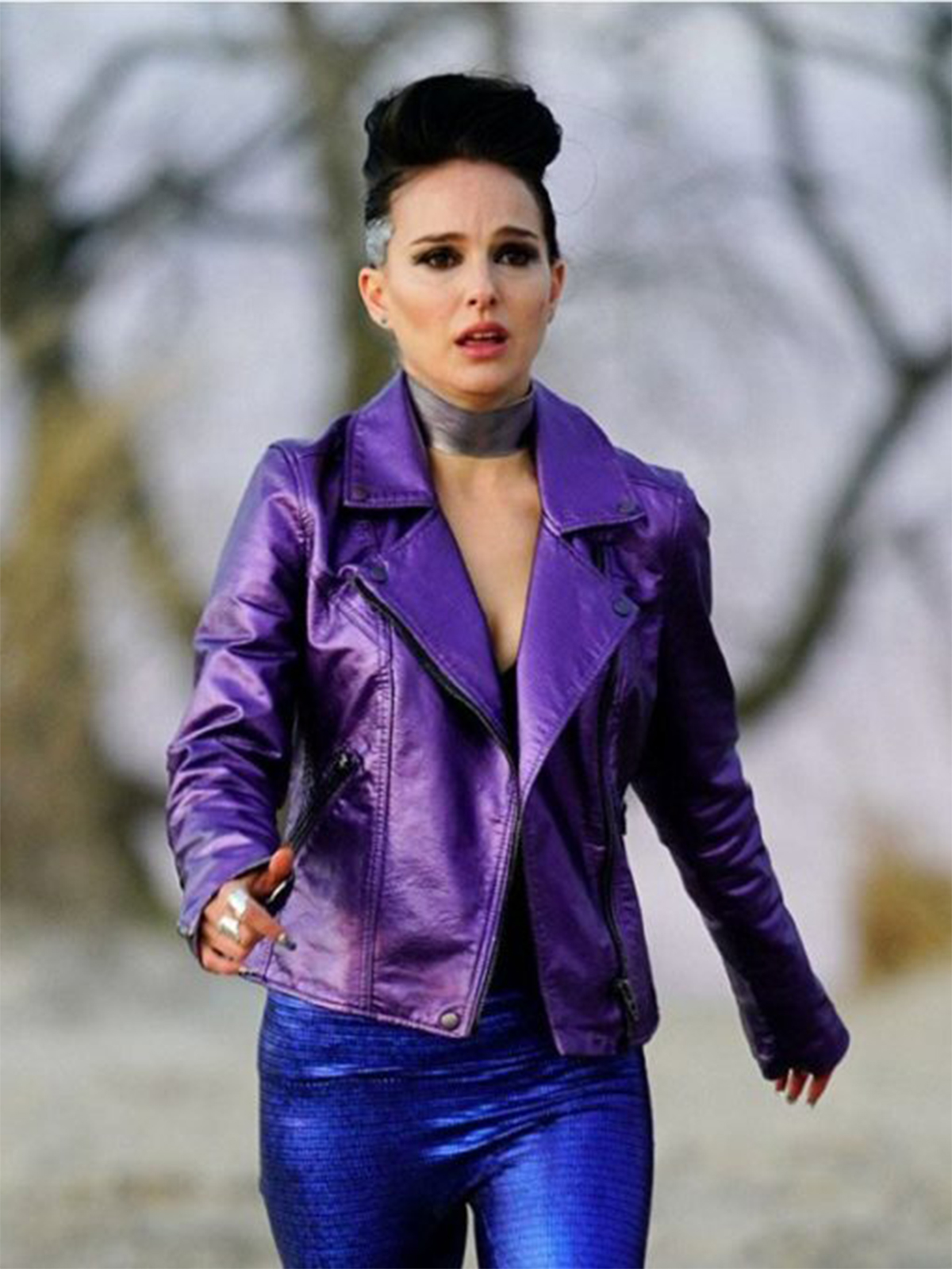 Vox lux Natalie Portman Purple Jacket