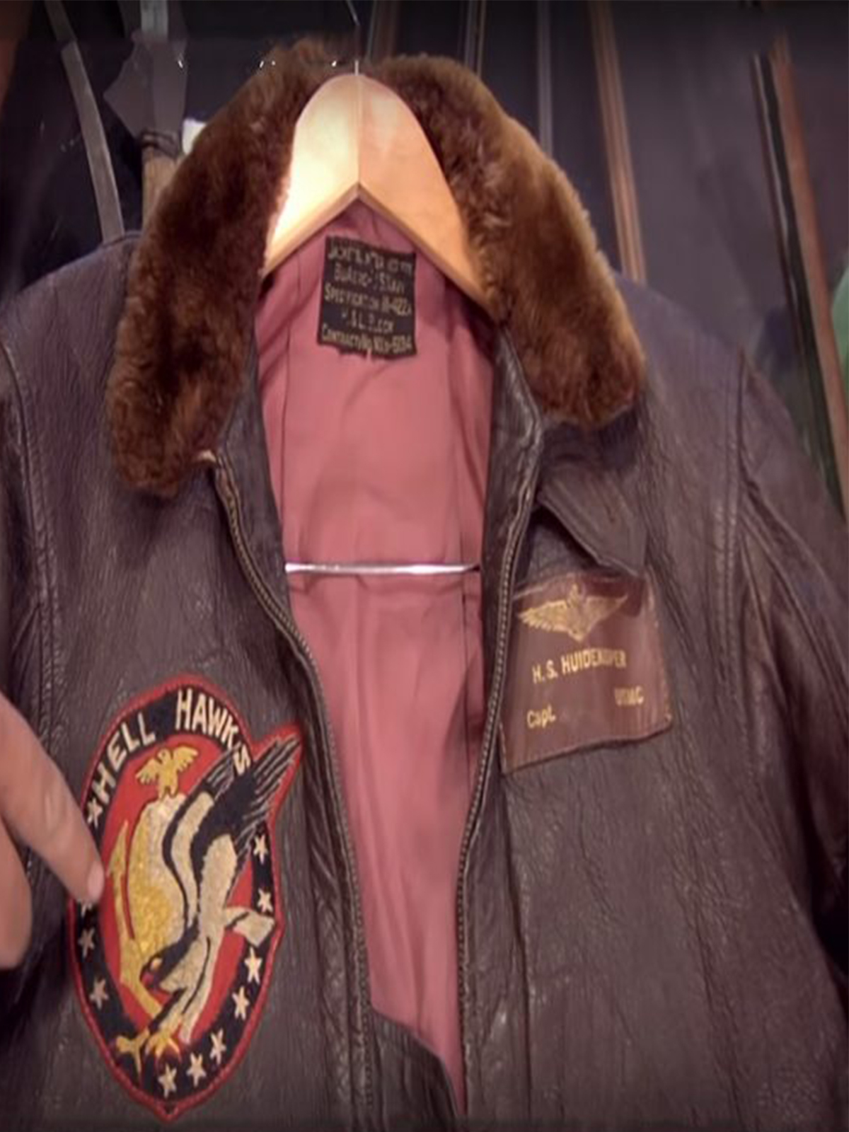 WWII Hell Hawks Bomber Jacket Season 7