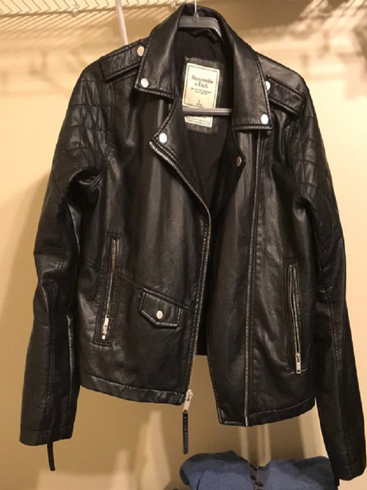 Women Abercrombie & Fitch Vegan Leather Jacket – Bay Perfect