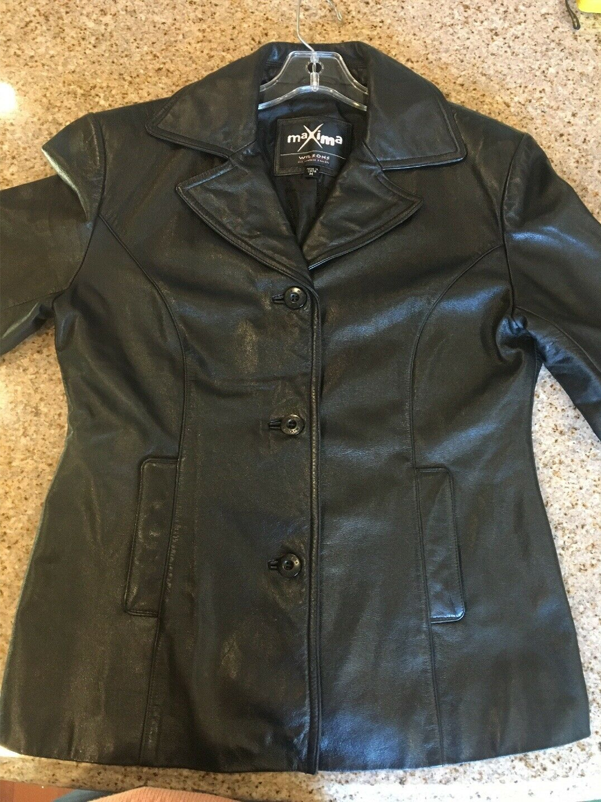 Women’s Maxima Black Leather Jacket