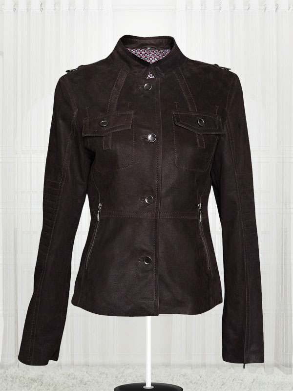 Women’s Biker Cow Black Leather Jacket