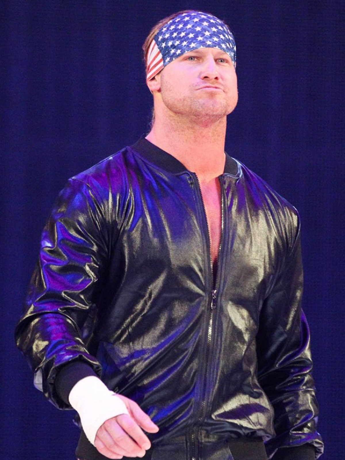 Wrestler Dolph Ziggler Black Leather Jacket Bay Perfect