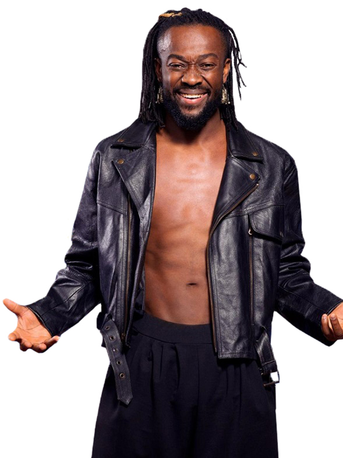 Wrestler Kofi Kingston Leather Jacket